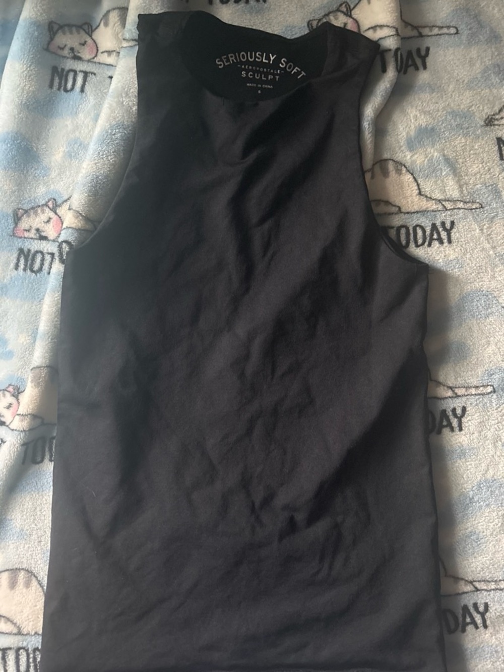 Aeropostale Black Women's Tank Top Seriously Soft